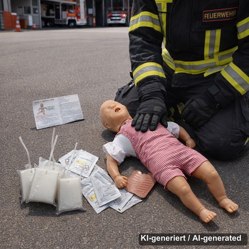 Säuglings cpr trainingspuppe - säuglings,