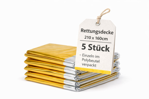 Rettungsdecke gold silber - rettungsdecke,