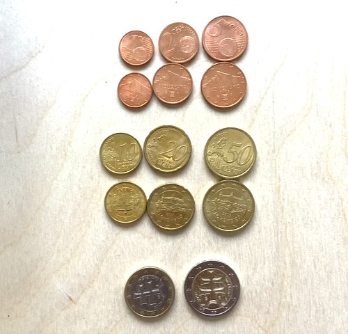 Slowakei euro kursmünzen 1 - ,