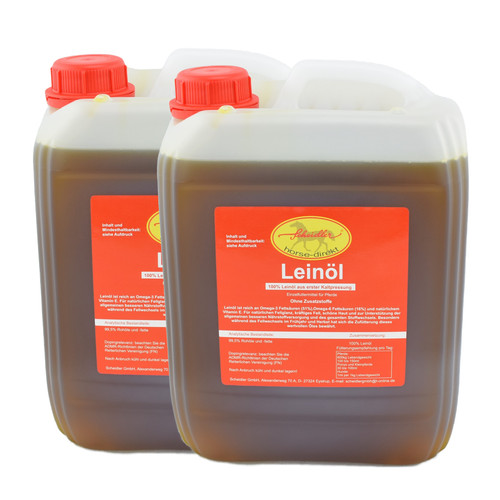 Horse direkt leinöl 2x5 liter - leinöl,